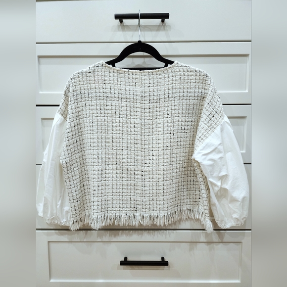 Zara Combination Textured Top - Picture 3 of 5